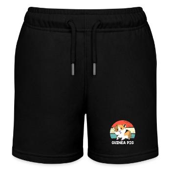 Guinea pig - Kids Organic Sweat Shorts by Stanley/Stella - black - Front