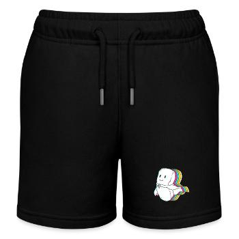 Chicken Nuggets - Kinder Organic Joggingshorts Mini Bolter von Stanley/Stella - Schwarz - Vorne