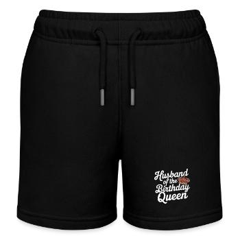 Mari, Conjoint, Famille, Mariage - Short de jogging enfant bio Stanley/Stella - noir - Devant