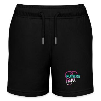 Physician Assistant Nursing MFA PA - Kids Organic Sweat Shorts by Stanley/Stella - black - Front