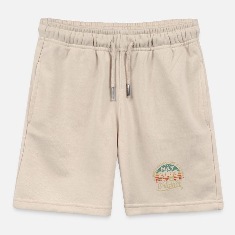 May 2003 Birthday May 2003 Gift 2003 May Kids Organic Sweat Shorts by Stanley/Stella