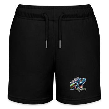 Iguane - Short de jogging enfant bio Stanley/Stella - noir - Devant