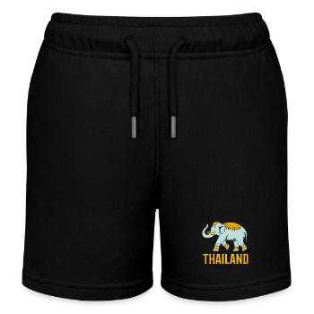 Thailand - Kinder Organic Joggingshorts Mini Bolter von Stanley/Stella - Schwarz - Vorne