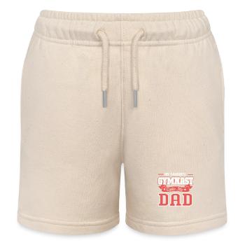 Athletics - Kids Organic Sweat Shorts by Stanley/Stella - soft Ecru - Front