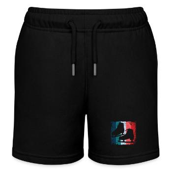 Eiskunstläufer Eiskunstlauf Schlittschuhlaufen - Kinder Organic Joggingshorts Mini Bolter von Stanley/Stella - Schwarz - Vorne