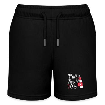 Essentiële olie - Kinder sweatshort biologisch Stanley/Stella - zwart - Voor