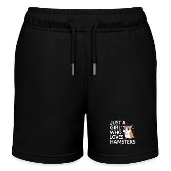 Hamster - Short de jogging enfant bio Stanley/Stella - noir - Devant