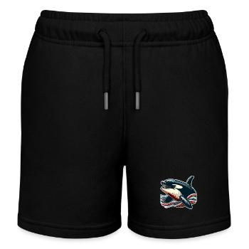 Orque Épaulard - Short de jogging enfant bio Stanley/Stella - noir - Devant