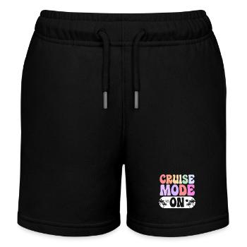 Cruise Cruise Ship - Kids Organic Sweat Shorts by Stanley/Stella - black - Front