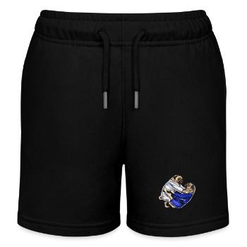 Jiu-Jitsu Möpse - Kinder Organic Joggingshorts Mini Bolter von Stanley/Stella - Schwarz - Vorne