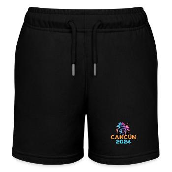 Tournée Cancún 2024 - Short de jogging enfant bio Stanley/Stella - noir - Devant