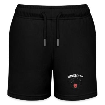 Master Studium Abschlussfeier - Kinder Organic Joggingshorts Mini Bolter von Stanley/Stella - Schwarz - Vorne