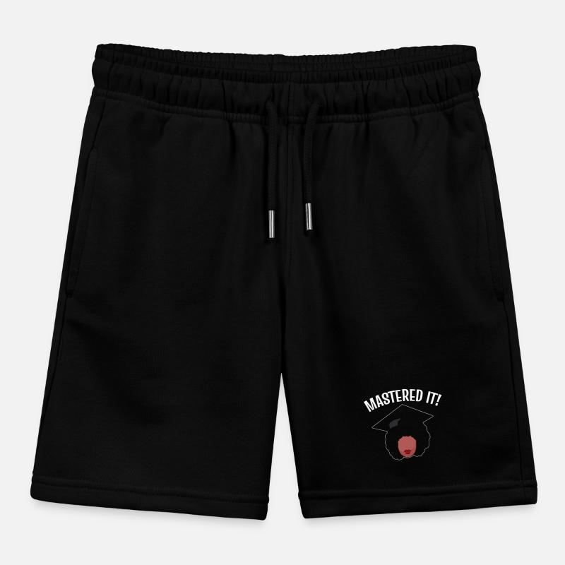 Master Studium Abschlussfeier Kinder Organic Joggingshorts Mini Bolter von Stanley/Stella