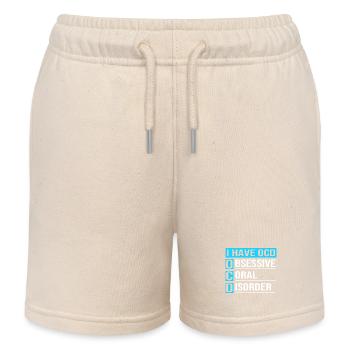 Aquarium Aquarist - Kids Organic Sweat Shorts by Stanley/Stella - soft Ecru - Front