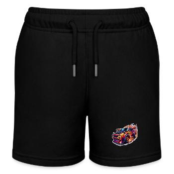 Voiture de sport tuning voiture - Short de jogging enfant bio Stanley/Stella - noir - Devant