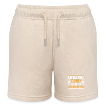 Turnen Mädchen Gymnastik Turnanzug Turnerin - Kinder Organic Joggingshorts Mini Bolter von Stanley/Stella - Natur - Vorne