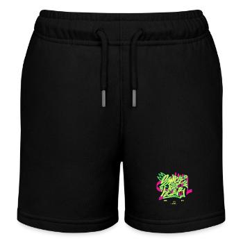 Streetwear Urban Graffiti - Kids Organic Sweat Shorts by Stanley/Stella - black - Front