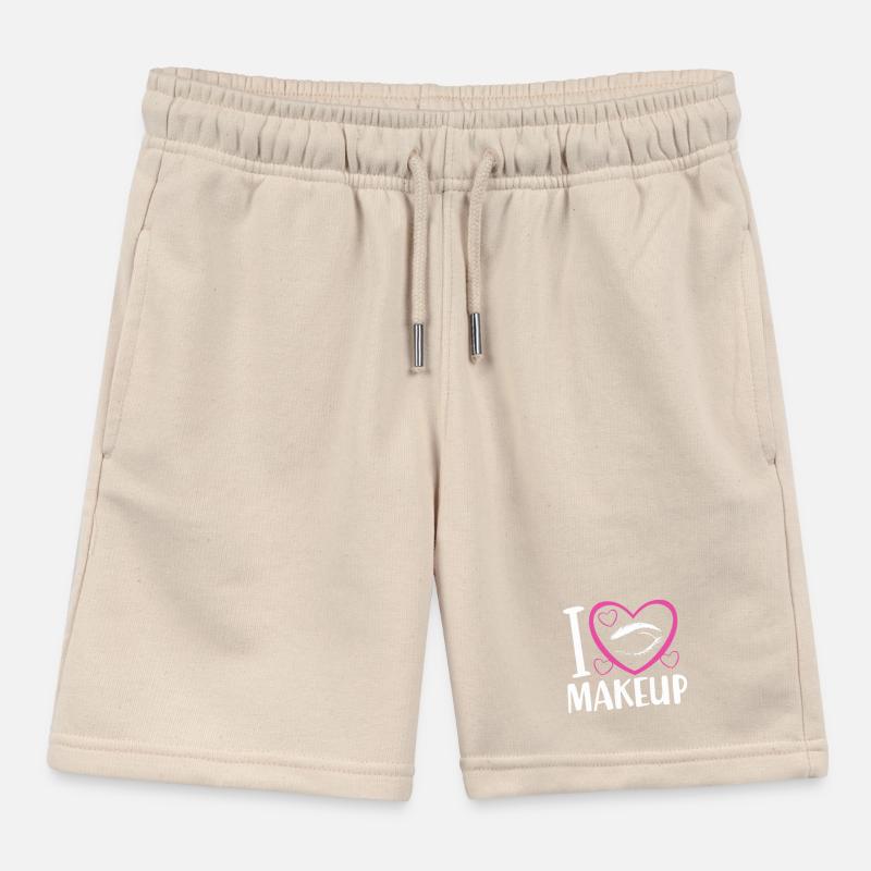 Make-up Cosmetics Beautician Microblading Kids Organic Sweat Shorts by Stanley/Stella