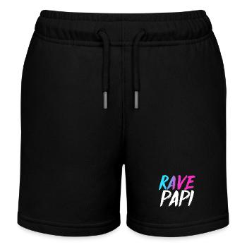 Techno House, Electro Festival, Hardstyle, Rave, Dad - Short de jogging enfant bio Stanley/Stella - noir - Devant