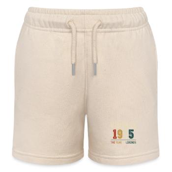 49 Jahre alter Jahrgang 1974 Geschenke zum 49. Geburtstag - Kinder Organic Joggingshorts Mini Bolter von Stanley/Stella - Natur - Vorne