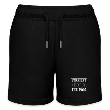 Swimming Swimmers Swimming Pool Swimming Instructors - Kids Organic Sweat Shorts by Stanley/Stella - black - Front