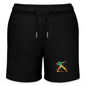Lanceur de poids Colorsplash Lancer de poids - Short de jogging enfant bio Stanley/Stella - noir - Devant