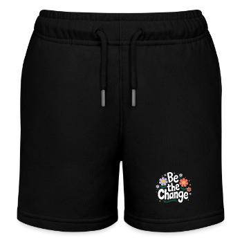Altruisme Don désintéressé Donner d’école - Short de jogging enfant bio Stanley/Stella - noir - Devant