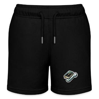 Faites glisser pour activer le mode Pioneer - Short de jogging enfant bio Stanley/Stella - noir - Devant