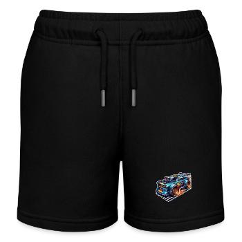 Voiture de sport tuning voiture - Short de jogging enfant bio Stanley/Stella - noir - Devant