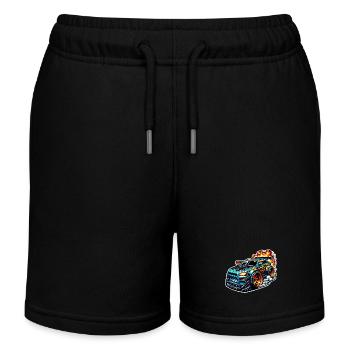 Voiture de sport tuning voiture - Short de jogging enfant bio Stanley/Stella - noir - Devant