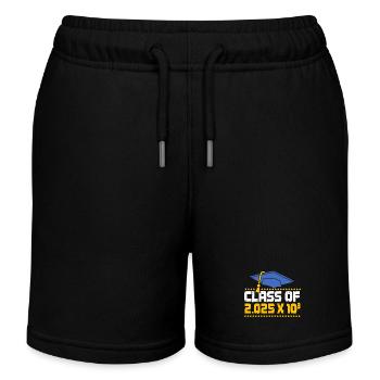 Classe de 2025 - Short de jogging enfant bio Stanley/Stella - noir - Devant