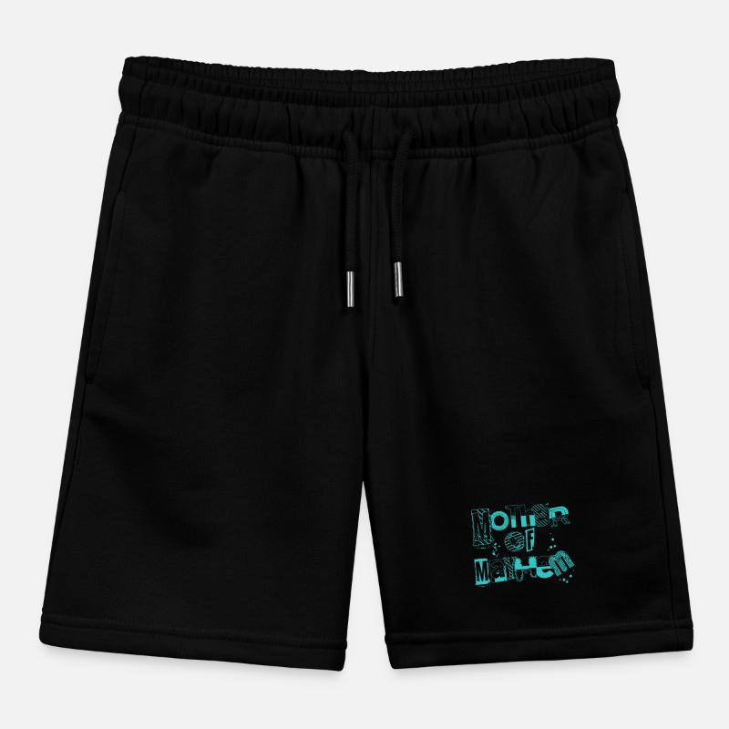 Mutter Des Chaos Wilde Mutterschaft Mama Von Mädchen Junge Kinder Organic Joggingshorts Mini Bolter von Stanley/Stella
