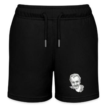 George Brassens - Kids Organic Sweat Shorts by Stanley/Stella - black - Front