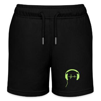 Têtes - Short de jogging enfant bio Stanley/Stella - noir - Devant