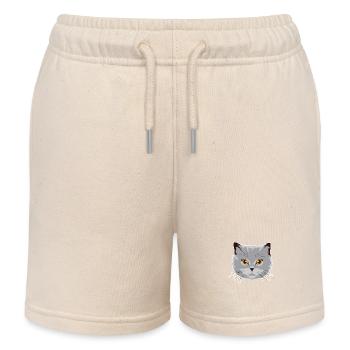 Wunderschöne Britisch Kurzhaar Katze BKH Geschenk - Kinder Organic Joggingshorts Mini Bolter von Stanley/Stella - Natur - Vorne