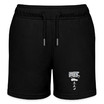 Evolution Camper - Kinder Organic Joggingshorts Mini Bolter von Stanley/Stella - Schwarz - Vorne