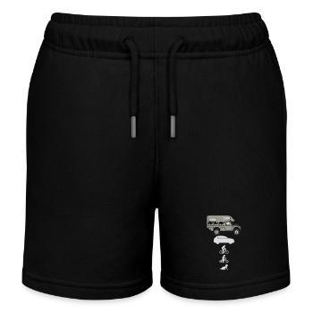 Camping-car tout-terrain Evolution - Short de jogging enfant bio Stanley/Stella - noir - Devant
