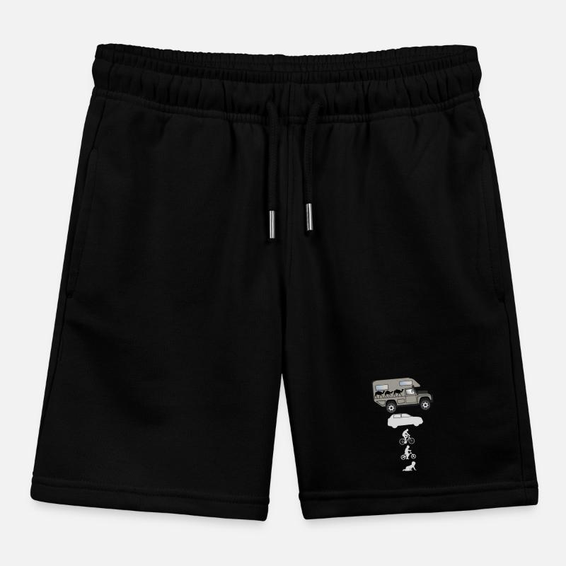 Camping-car tout-terrain Evolution Short de jogging enfant bio Stanley/Stella
