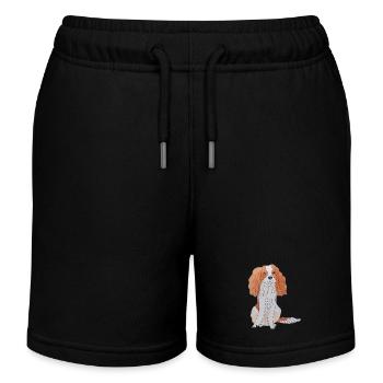 Cavalier King Charles Spaniel Fun - Short de jogging enfant bio Stanley/Stella - noir - Devant
