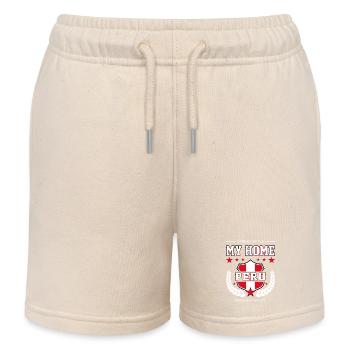 My Home Peru - Kids Organic Sweat Shorts by Stanley/Stella - soft Ecru - Front