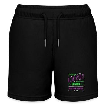 geek schildmaid zusammenhalt spaß - Kinder Organic Joggingshorts Mini Bolter von Stanley/Stella - Schwarz - Vorne