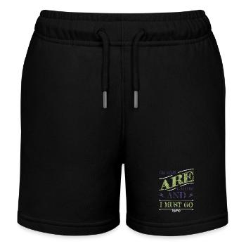 Geek blague anniversaire cadeau idée astronomie cadeaux - Short de jogging enfant bio Stanley/Stella - noir - Devant