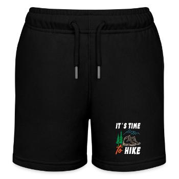 Its Time to Hike - Kids Organic Sweat Shorts by Stanley/Stella - black - Front