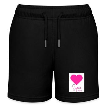 Super Mom - Kinder Organic Joggingshorts Mini Bolter von Stanley/Stella - Schwarz - Vorne