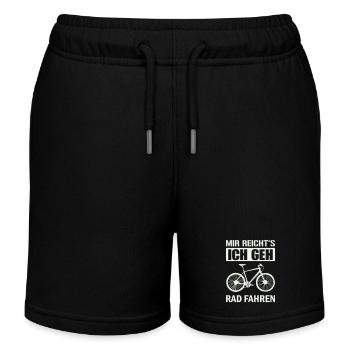 J’en ai assez du vélo - Short de jogging enfant bio Stanley/Stella - noir - Devant