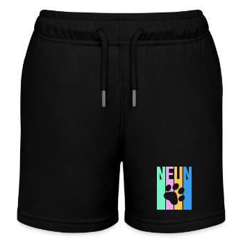 9e anniversaire Neuf enfants Anniversaire - Short de jogging enfant bio Stanley/Stella - noir - Devant