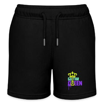 Guitar Queen Guitar Crown Guitarist Queen - Short de jogging enfant bio Stanley/Stella - noir - Devant