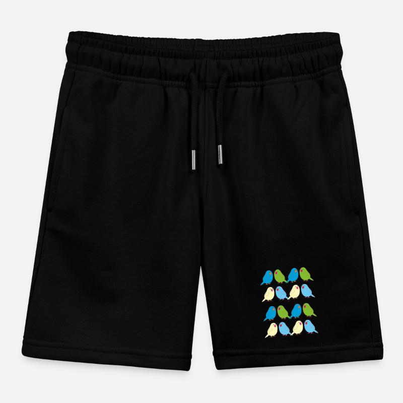 Perruches colorées Short de jogging enfant bio Stanley/Stella