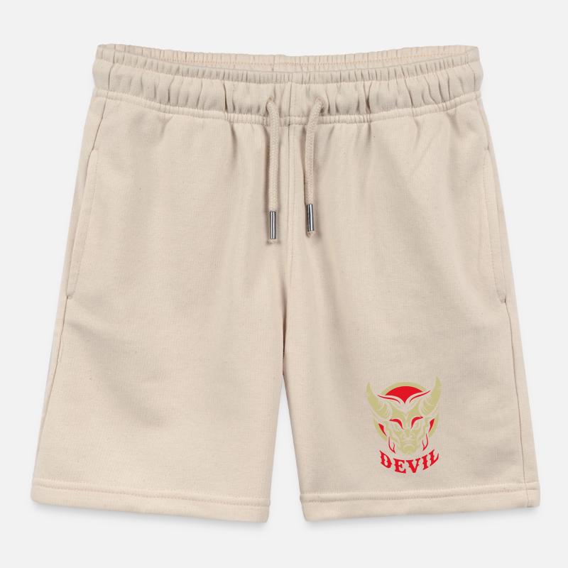 Devil Kids Organic Sweat Shorts by Stanley/Stella