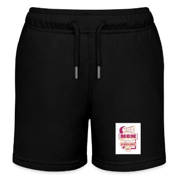 Supermom Mother s Day - Kinder Organic Joggingshorts Mini Bolter von Stanley/Stella - Schwarz - Vorne